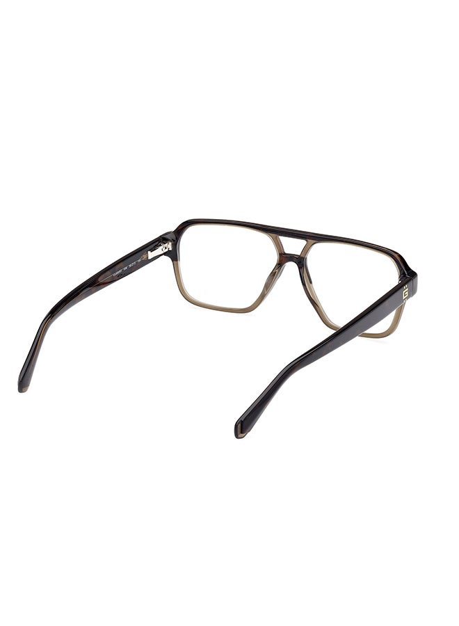 جس نظارة طبية بشكل نافيجيتور للرجال بأذرع من الأسيتات GU50093  مقاس 56 - دارك هافانا - Image 5